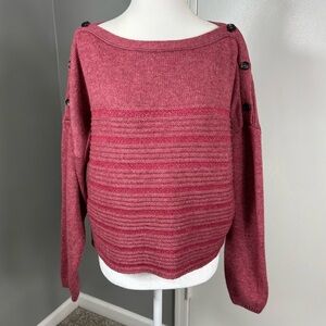 Prana Phono Wool Blend Sweater Size S